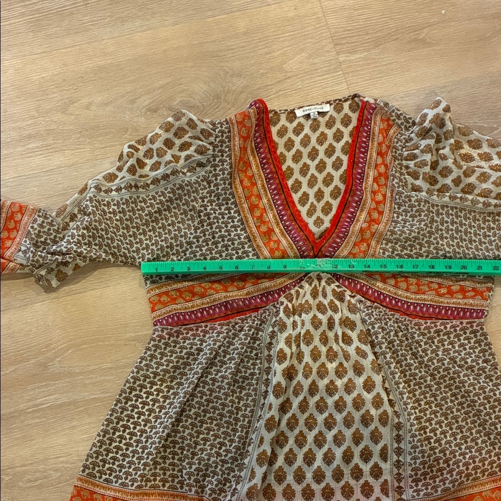 Rose & Olive Multicolor Patterned Mini Dress - image 2